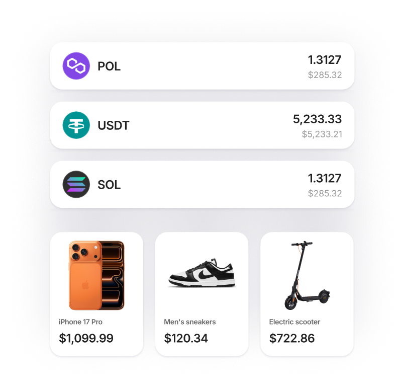 Crypto earnings, real-world living